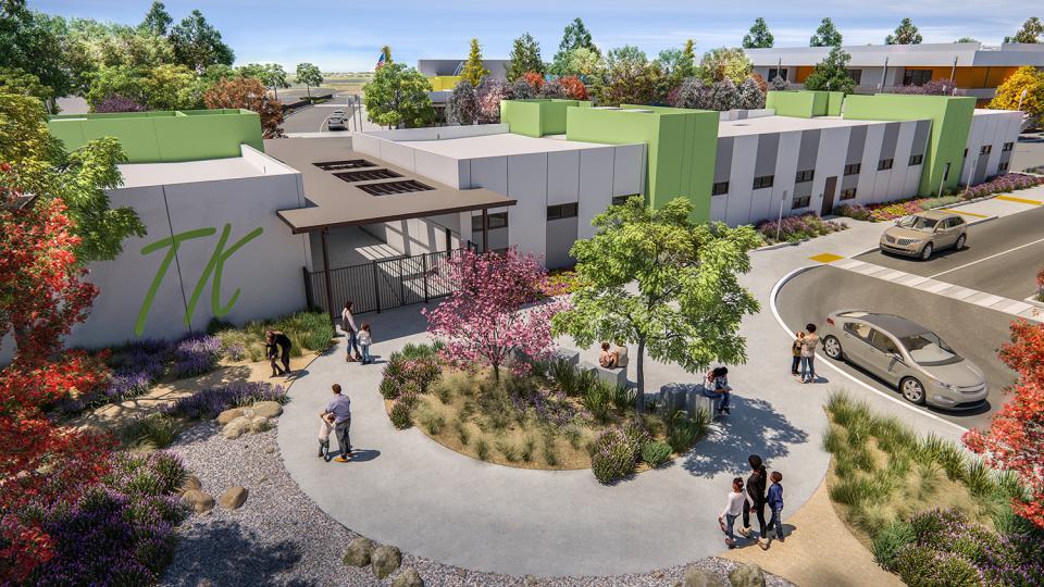 Image of drawing of Winding Creek Elementary Overview Shot of TK
