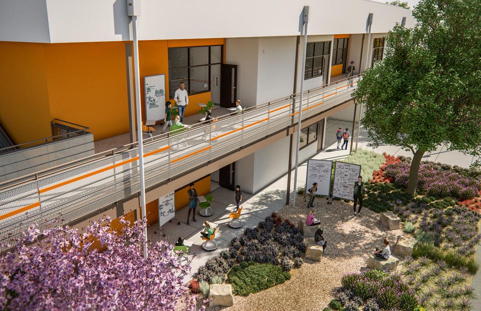 Image of drawing of Winding Creek Elementary Two Story